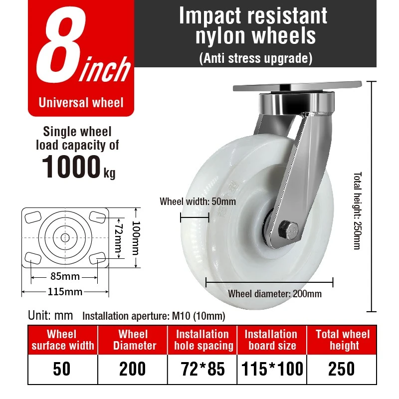 Impact resistant wheel 8 Inch 2 Impact resistant wheel 8 Inch 2